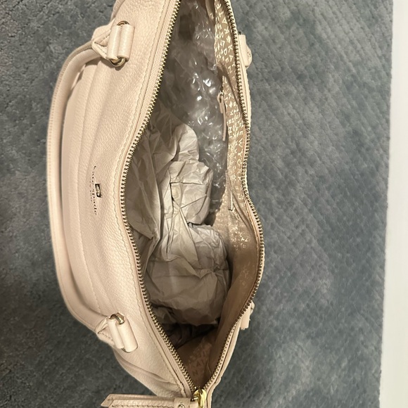 Kate Spade Beige Leather Tote Bag - Picture 5 of 16